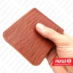 کیف پول چرم عسلی