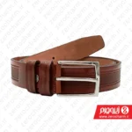 کمربند مردانه پهن 4 سانت قهوه ای