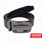 کمربند ریلی مردانه مشکی چرم طبیعی پوست مار