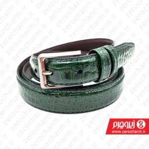 کمربند ورنی زنانه چرم
