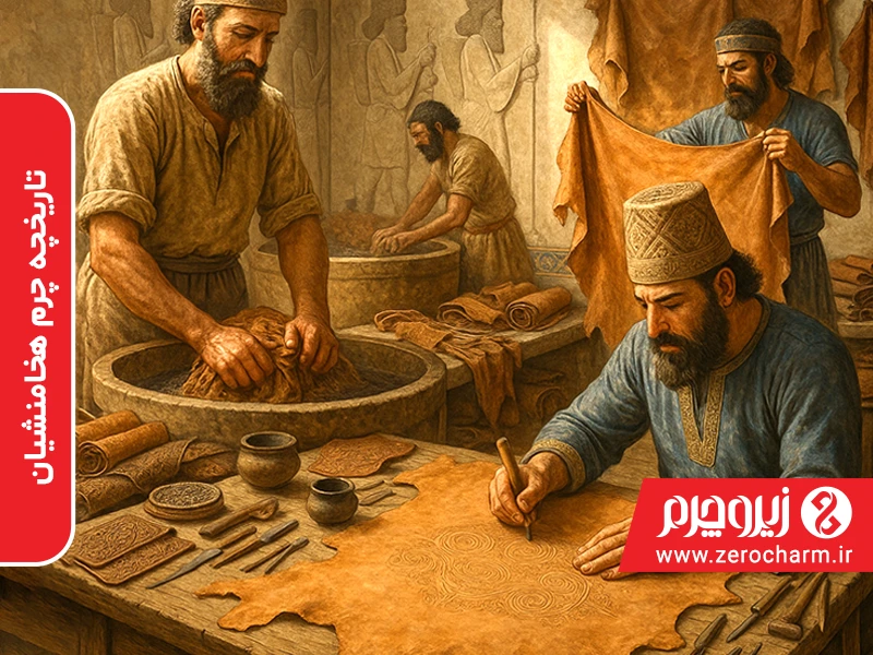 تاریخچه چرم هخامنشیان