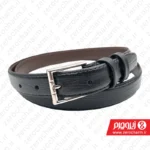 کمربند زنانه چرمی ۲.۵ سانتی رنگ مشکی