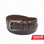 کمربند چرم مردانه روکو قهوه ای