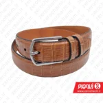 کمربند چرم مردانه روکو عسلی