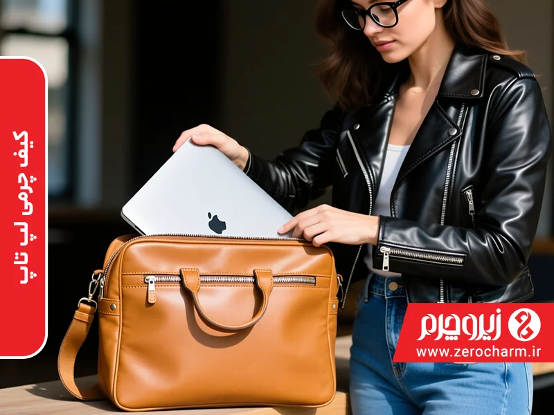 کیف چرمی لپ تاپ زنانه