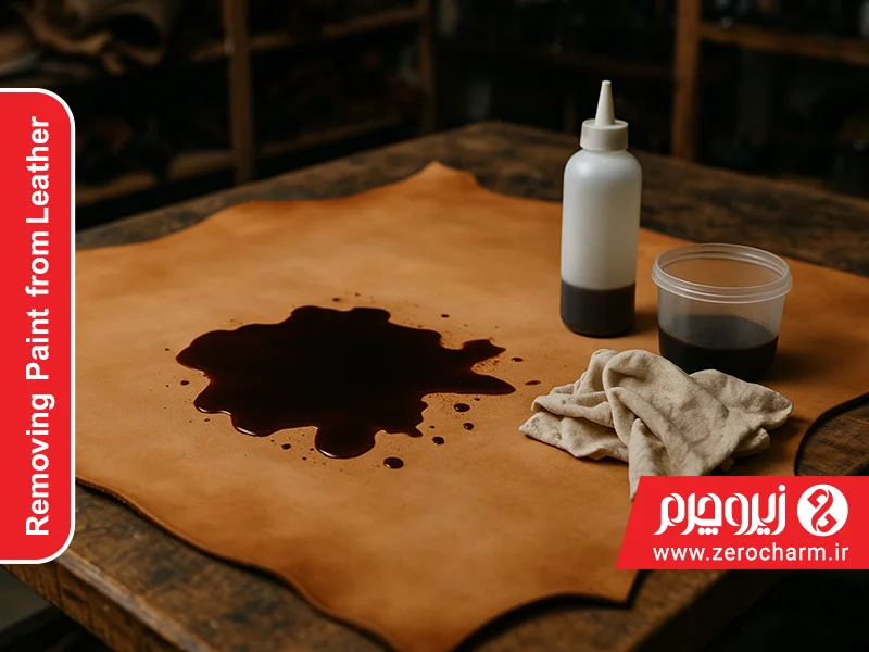 نکات ضروری پاک کردن رنگ از روی چرم