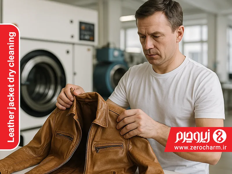 خشکشویی کاپشن چرمی